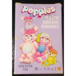1987 Popples Collectible Bandages Puffball Popple By DuCair